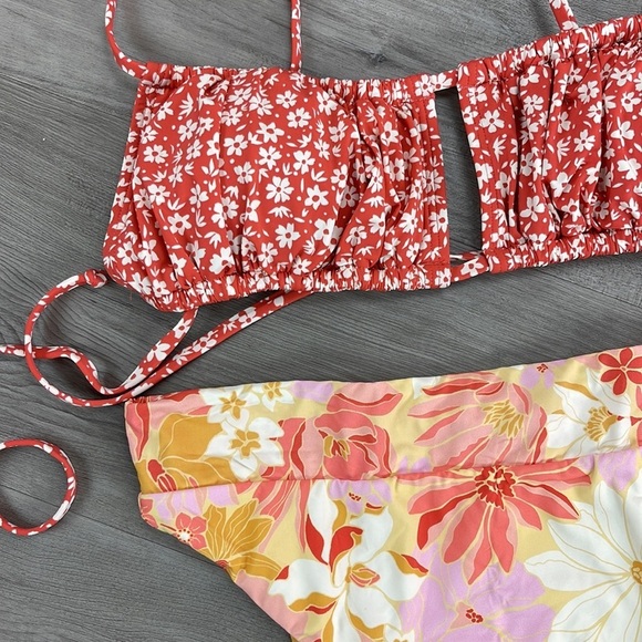 ☀️BILLABONG☀️ MADE FOR DAZE ALINA MADE FOR DAZE RISE BIKINI SET - Picture 8 of 17